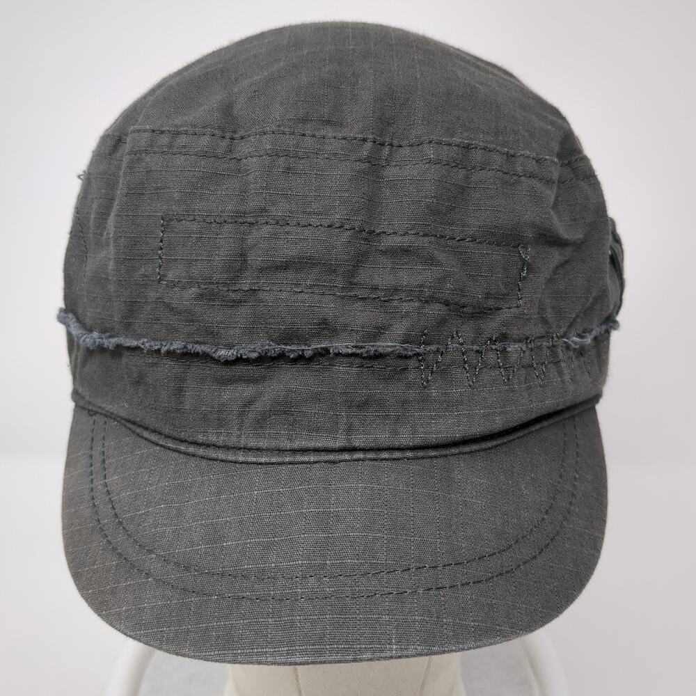 D&Y Fitted Cadet Army Cap Hat Solid Gray One Size… - image 2